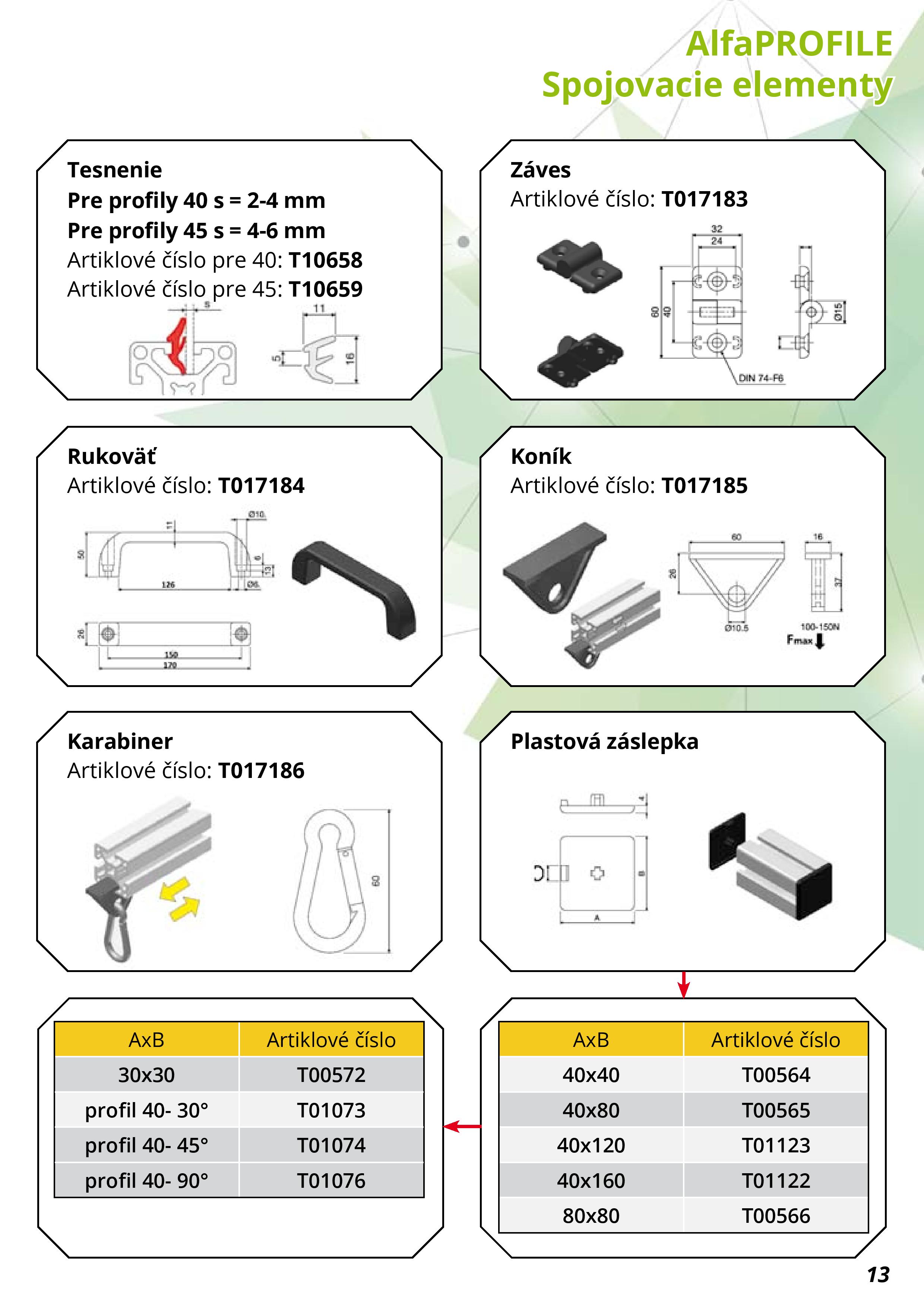 AlfaPROFILE Katalog 01 20 Page 013